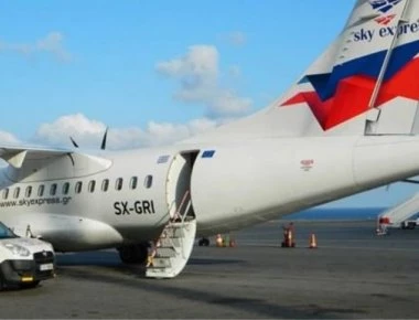 Με προορισμό την Κρήτη αεροσκάφος της Sky Express επέστρεψε εκτάκτως στο «Ελ. Βενιζέλος»